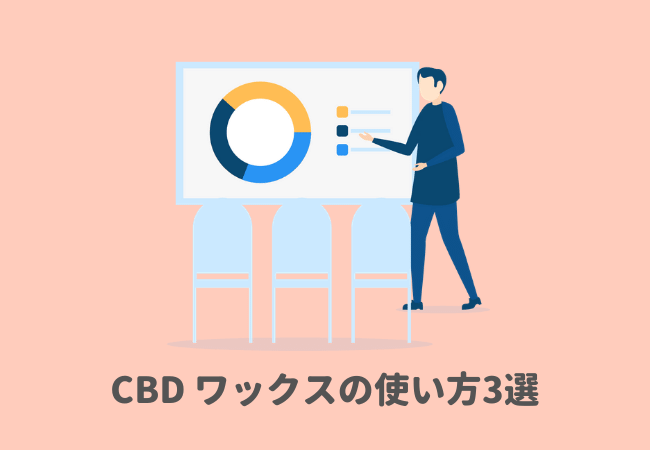 CBD ワックスの使い方3選