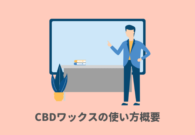 CBD ワックスの使い方概要